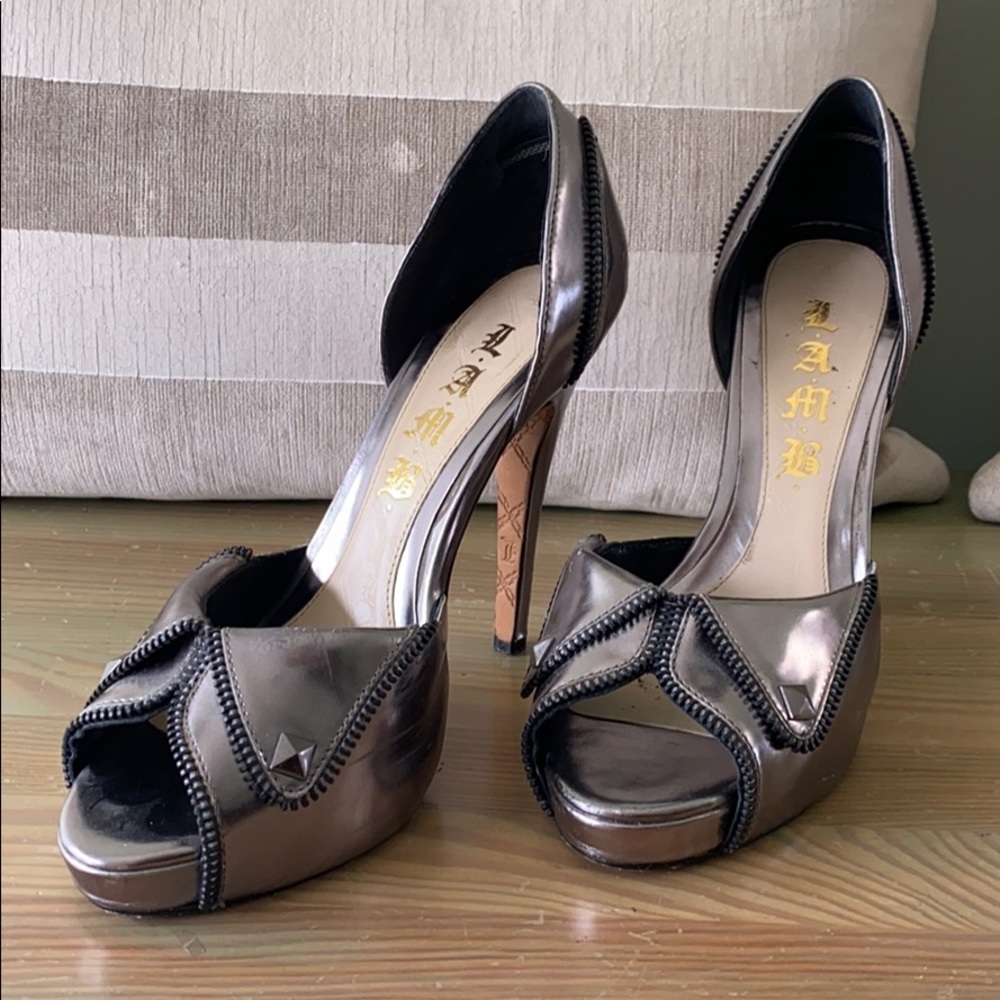 LAMB Platform Rocker Sky High Heels 7.5 - Picture 4 of 8
